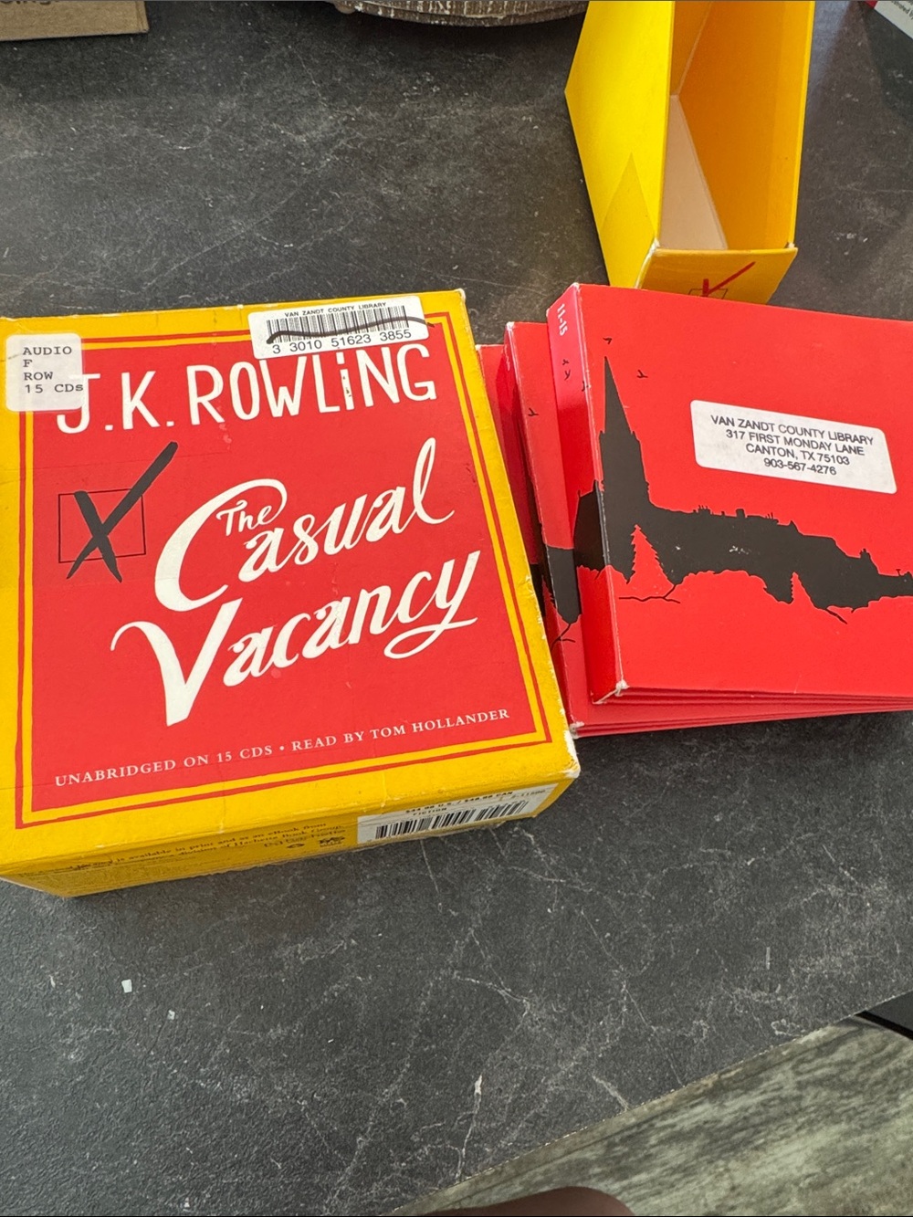 J.K. Rowling "The Casual Vacancy" Audiobook Box Set